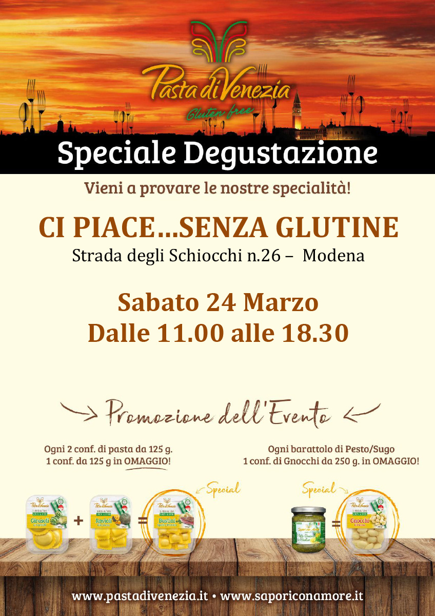 Evento di Degustazione a Modena di Pasta di Venezia