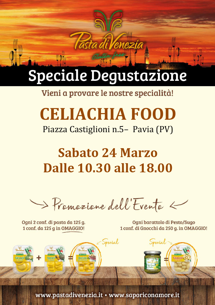 Evento di Degustazione a Pavia di Pasta di Venezia