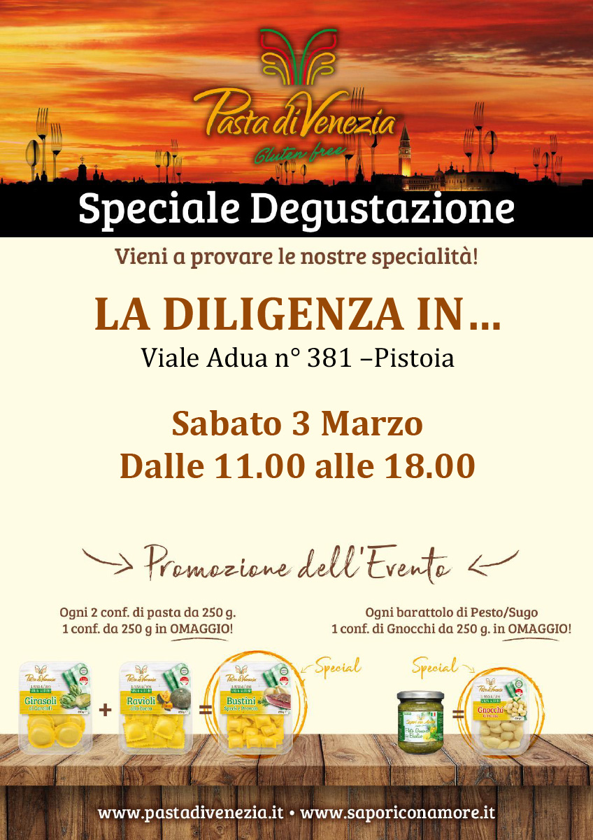 Evento di Degustazione a Pistoia di Pasta di Venezia