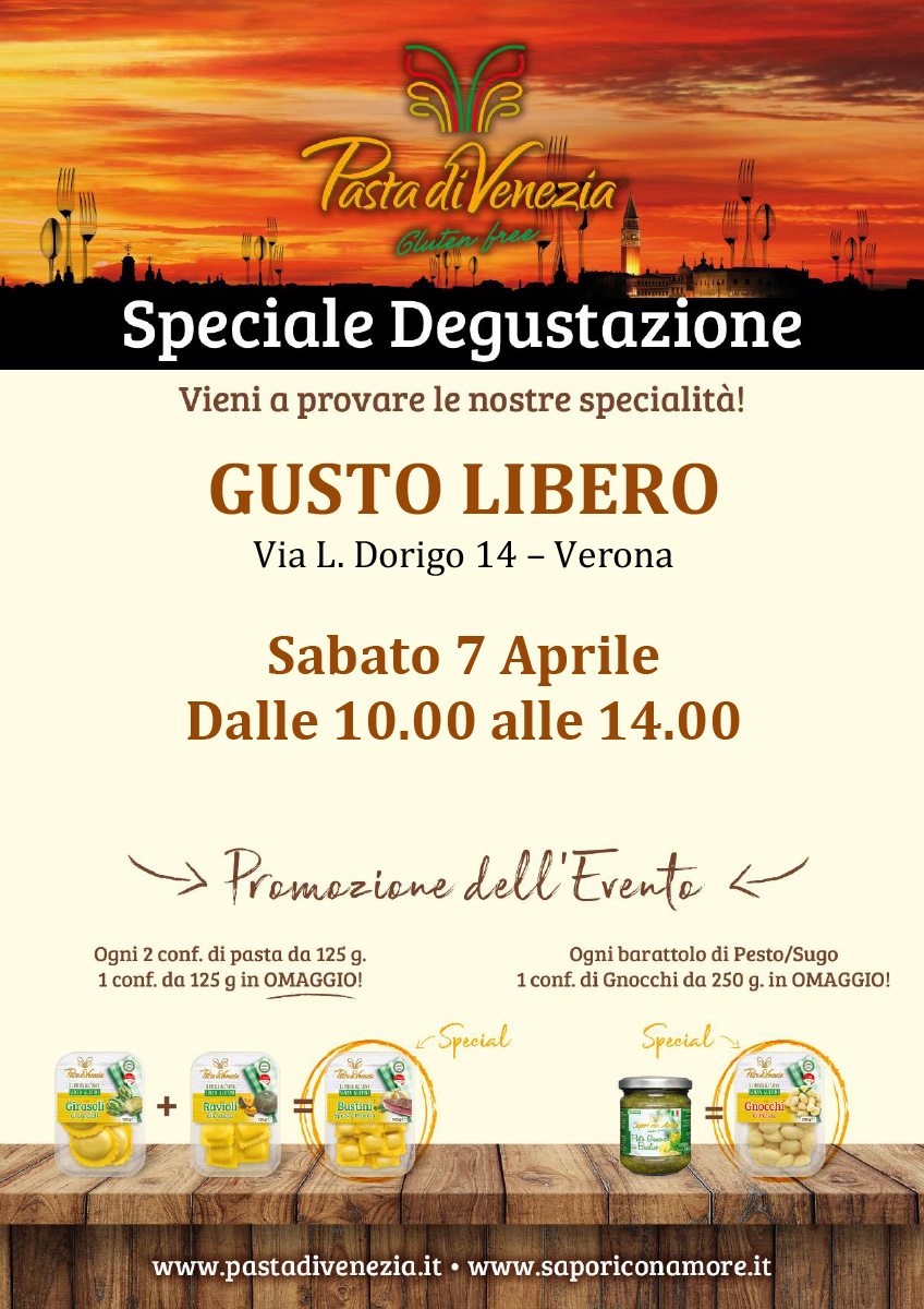 Evento di Degustazione a Verona di Pasta di Venezia