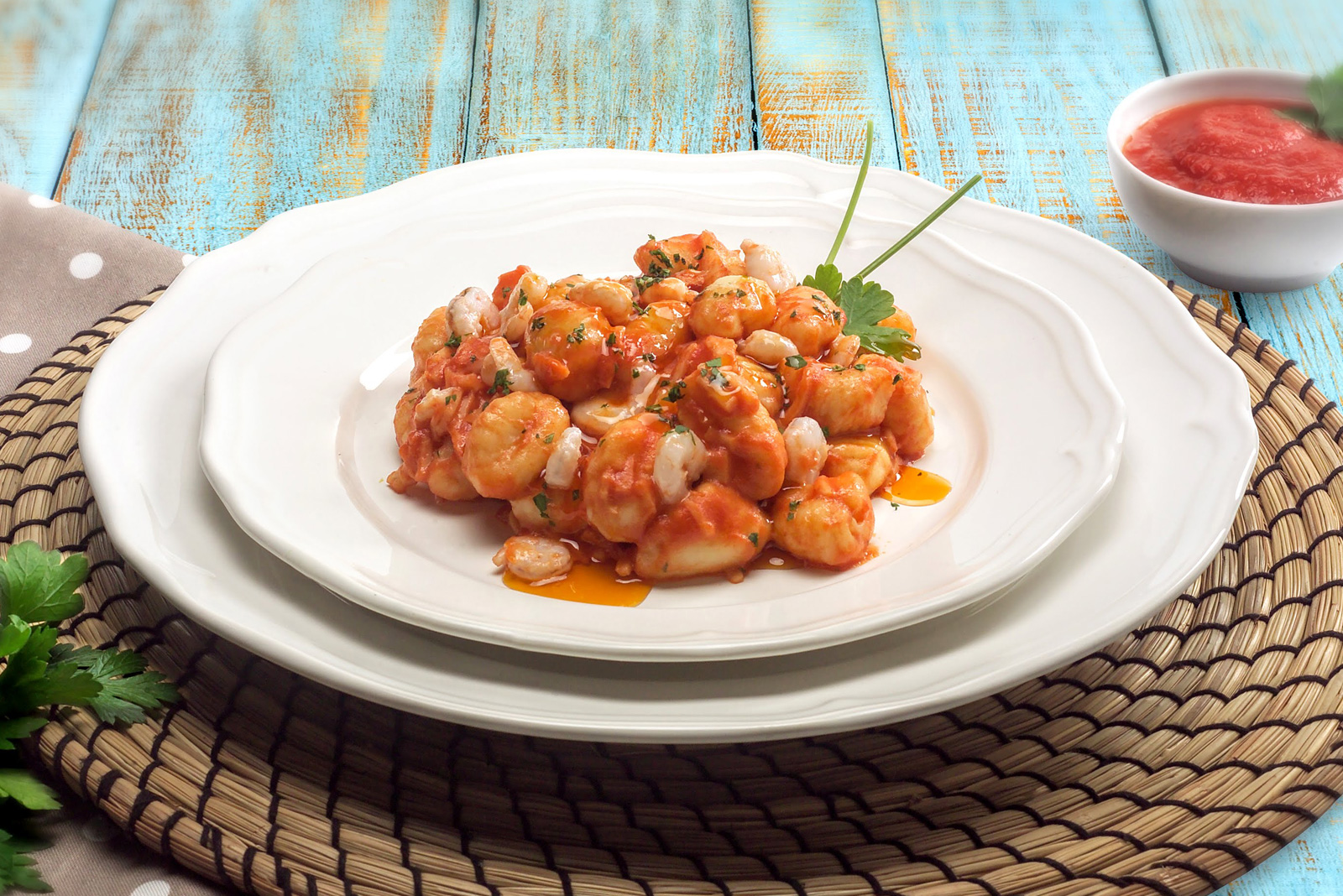 Ricetta Gnocchi di Patate con Granchio e Gamberetti Pasta di Venezia