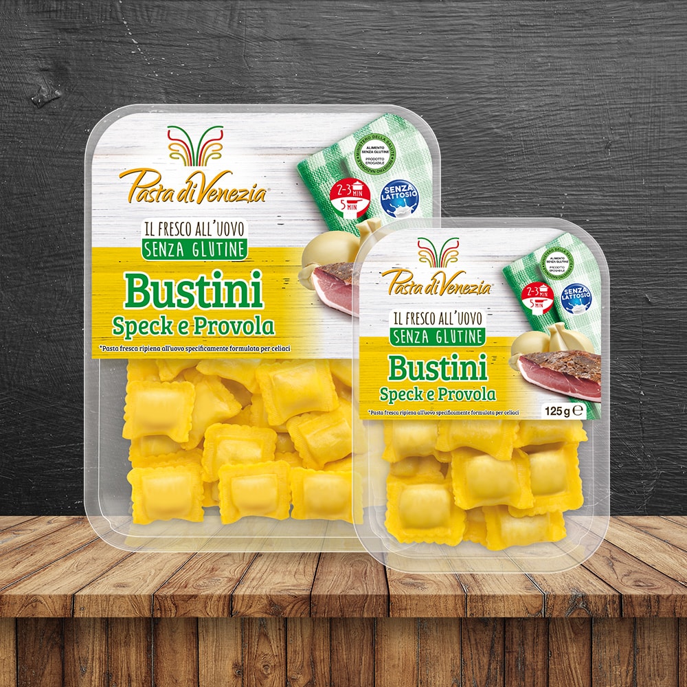 Bustini Speck E Provola Pasta Di Venezia Gluten Free