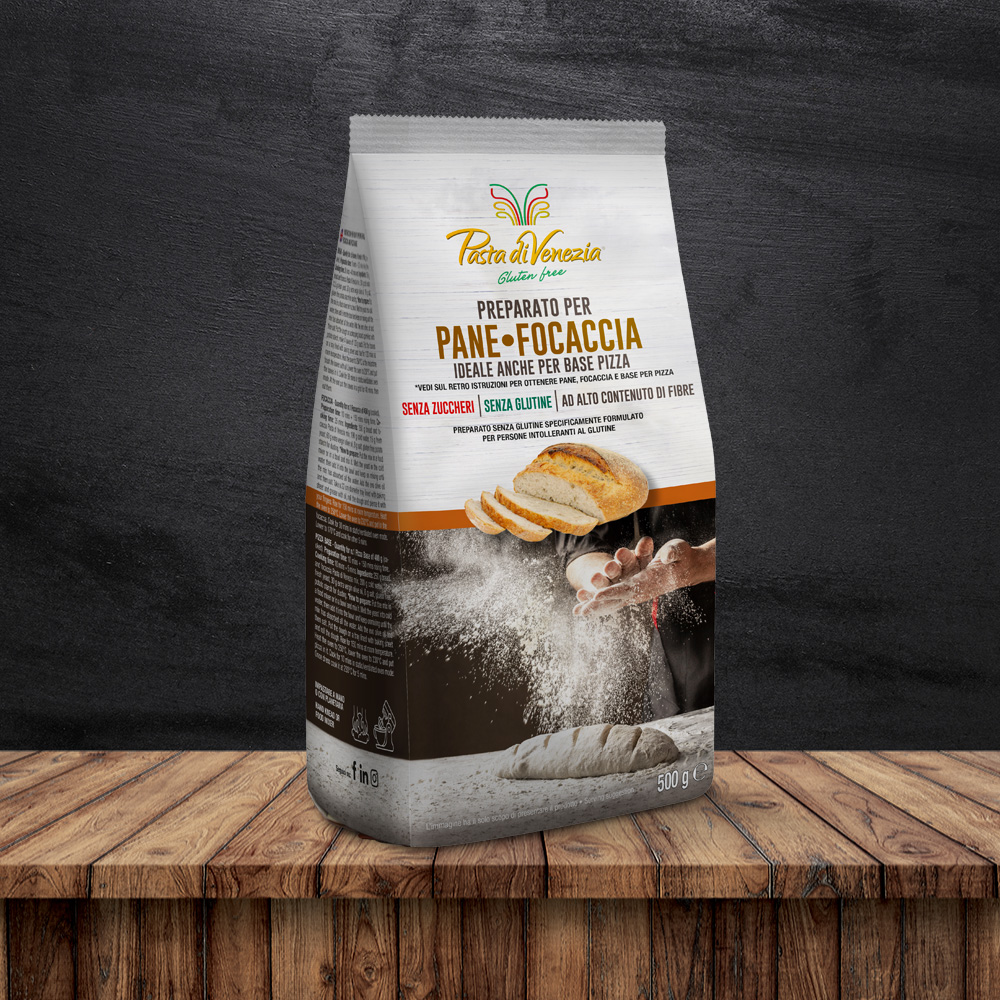 Mix For Gluten Free Bread Focaccia And Pizza Base Pasta Di Venezia