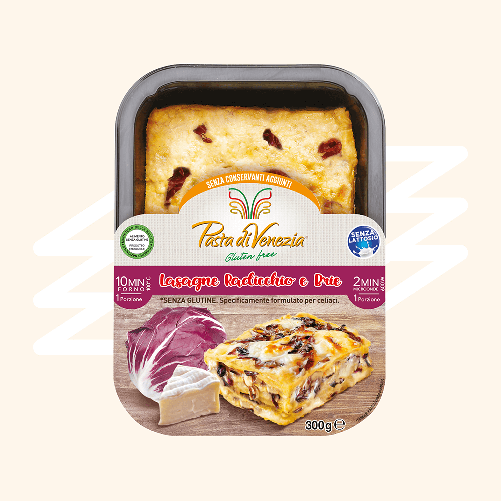 lasagna radicchio e brie